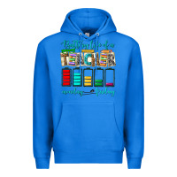 True Royal battery life of a teacher monday friday Premium Hoodie - NancyCooperArtShop