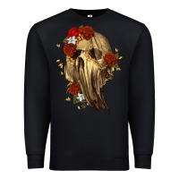 Black Ghost Skeleton Premium Sweatshirt - RanaPortraitStore