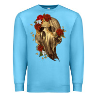 Ocean Blue Ghost Skeleton Premium Sweatshirt - RanaPortraitStore