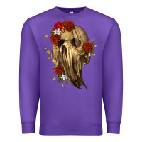 Purple Ghost Skeleton Premium Sweatshirt - RanaPortraitStore