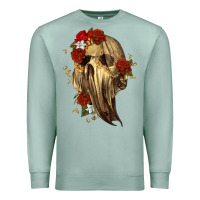 Seafoam Ghost Skeleton Premium Sweatshirt - RanaPortraitStore
