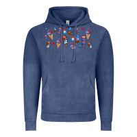 Vintage Denim usa ice cream and popsicles Vintage Hoodie - AdoDesignShop