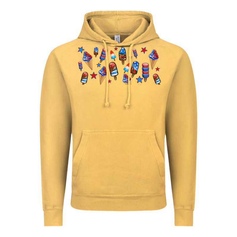 Usa Ice Cream And Popsicles Vintage Hoodie by AdoDesignShop | Teevron