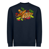 Navy mexican elote corn sombrero lime and  cactus Heavyweight Sweatshirt - AdoDesignShop