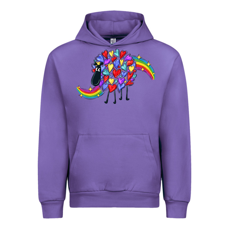 Rainbow Sheep Urban Hoodie by CowGirlArtShop | Teevron