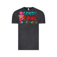 Vintage Black candy cane and pink nutcracker ado Vintage Tee - AdoDesignShop