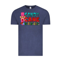 Vintage Denim candy cane and pink nutcracker ado Vintage Tee - AdoDesignShop