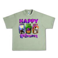 Oil Green happy halloween Urban Heavy Tee - JahusDesignShop