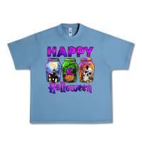 Pebble Blue happy halloween Urban Heavy Tee - JahusDesignShop