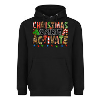 Black christmas spirit activate Heavyweight Hoodie - Jasminsmagicworld
