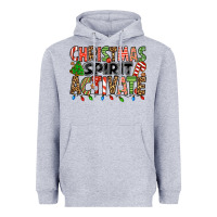Heather Grey christmas spirit activate Heavyweight Hoodie - Jasminsmagicworld