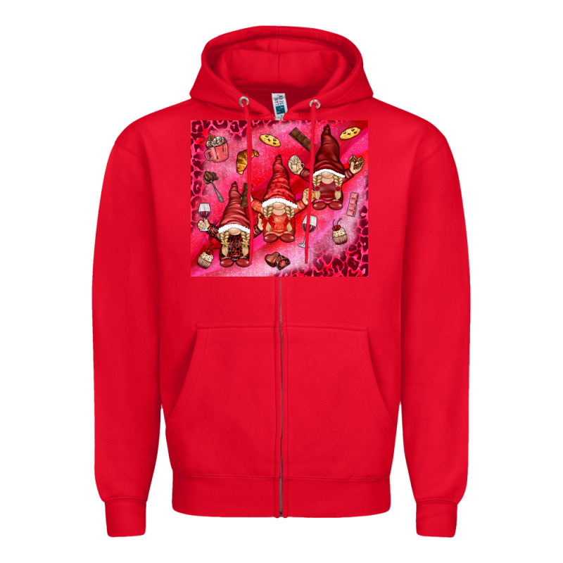 Gnomies With Food Zipper Hoodie by NancyCooperArtShop | Teevron