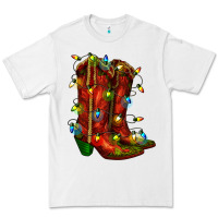 White christmas western boots with lights Premium Tee - RanaPortraitStore