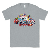 Heather Grey american teacher Classic Tee - NancyCooperArtShop