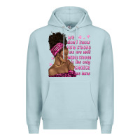 Blue Mist afro woman cancer Premium Hoodie - texasbilliewilder