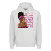 Dove Grey afro woman cancer Premium Hoodie - texasbilliewilder