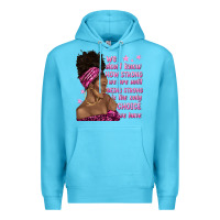 Ocean Blue afro woman cancer Premium Hoodie - texasbilliewilder