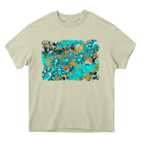 Mossy gemstone cowhide glitter background Heavy Core Tee - Artiststas