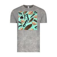 Cloud Rock literature seamless pattern Vintage Tee - BundleAndBundleShop