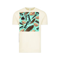 Vintage Arctic literature seamless pattern Vintage Tee - BundleAndBundleShop