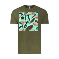 Vintage Olive literature seamless pattern Vintage Tee - BundleAndBundleShop