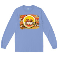 Colony Blue hello summer watermelon lemon Long Sleeve Tee - Jasminsmagicworld