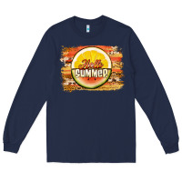 Navy hello summer watermelon lemon Long Sleeve Tee - Jasminsmagicworld