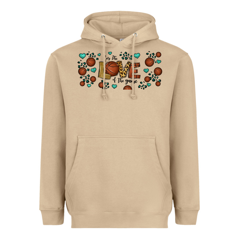For The Love Of The Game Basketball Heavyweight Hoodie by Jasminsmagicworld | Teevron