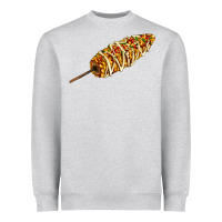 Heather Grey Mexican elote corn Heavyweight Sweatshirt - AdoDesignShop