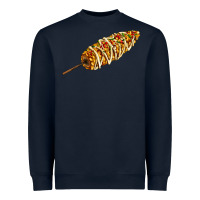 Navy Mexican elote corn Heavyweight Sweatshirt - AdoDesignShop