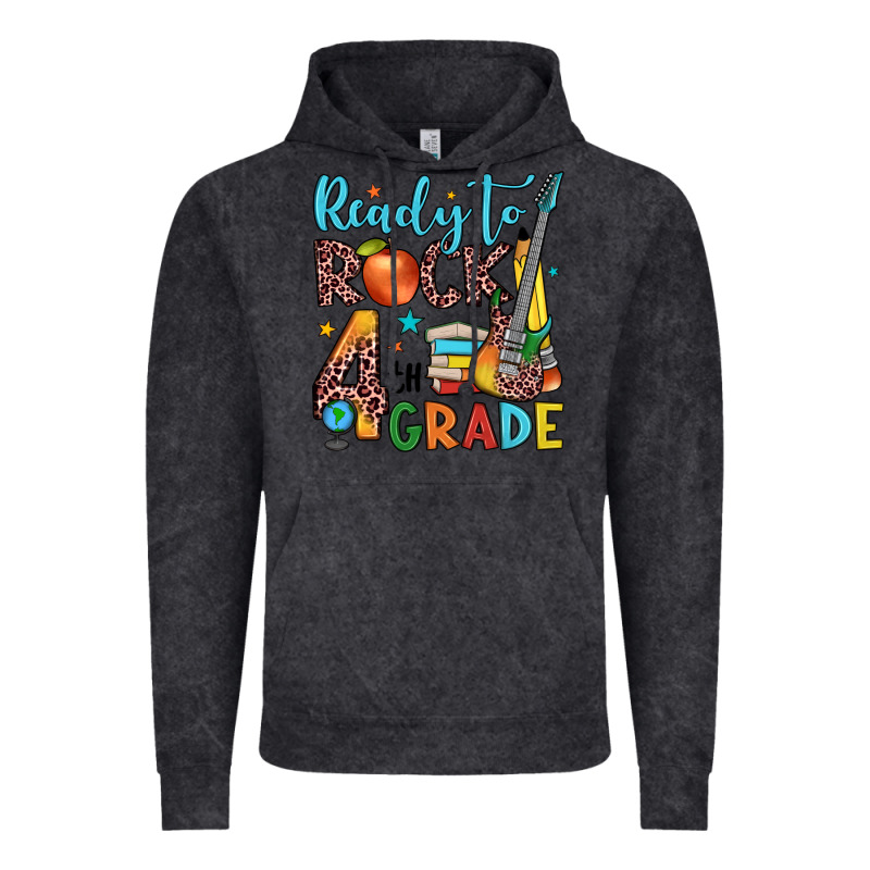 Ready To Rock 4th Grade Vintage Hoodie by JahusDesignShop | Teevron