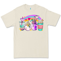 Bone unicorn coffee cups Premium Tee - AdoDesignShop