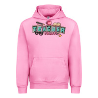 Fuchsia Pink teacher mom Urban Hoodie - CowGirlArtShop