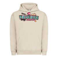 Pigment French Oak teacher mom Urban Hoodie - CowGirlArtShop