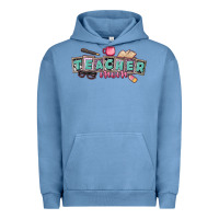 Pigment Pebble Blue teacher mom Urban Hoodie - CowGirlArtShop