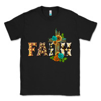 Black faith with cross Classic Tee - BarkalooDesign