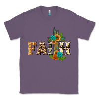 Lavender faith with cross Classic Tee - BarkalooDesign