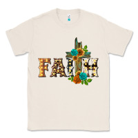 Natural faith with cross Classic Tee - BarkalooDesign