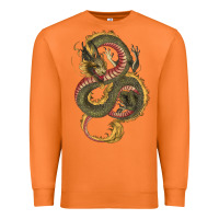 Carrot green and yellow dragon Premium Sweatshirt - RanaPortraitStore