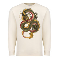 Sandshell green and yellow dragon Premium Sweatshirt - RanaPortraitStore