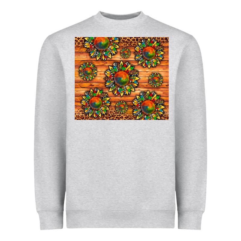 Autism Awareness Cowhide Leopard Sunflower Heavyweight Sweatshirt by Artiststas | Teevron