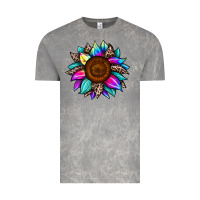 Cloud Rock sunflower tie dye Vintage Tee - JahusDesignShop