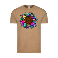 Vintage Coffee sunflower tie dye Vintage Tee - JahusDesignShop