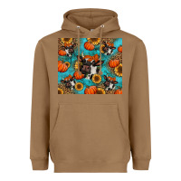 Toasted Coconut autumn pumpkins holstein cow Heavyweight Hoodie - Jasminsmagicworld