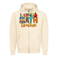 Sandshell math teacher Zipper Hoodie - NancyCooperArtShop