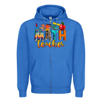 True Royal math teacher Zipper Hoodie - NancyCooperArtShop