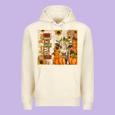 Fall Hay There Pumpkin Premium Hoodie Designed By Texasbilliewilder