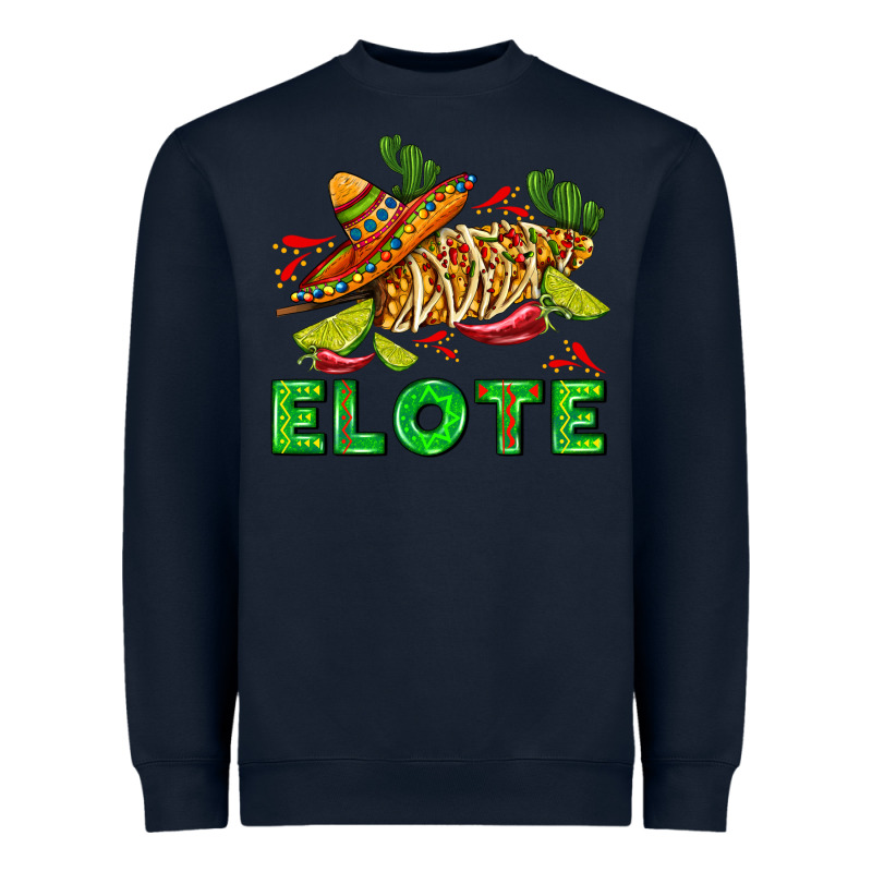 Elote Corn Sombrero Lime And  Cactus Heavyweight Sweatshirt by AdoDesignShop | Teevron