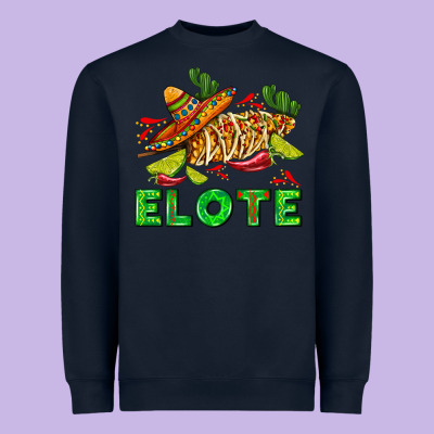 Elote Corn Sombrero Lime And  Cactus Heavyweight Sweatshirt Designed By Adodesignshop