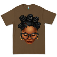 Cacao afro woman with bantu knots Premium Tee - texasbilliewilder
